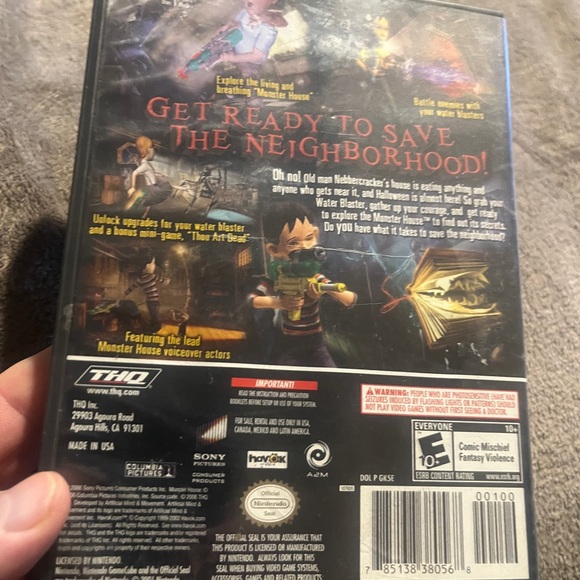 ๐ฎ Nintendo Game Cube Monster House Video Game - Picture 2 of 4
